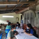 in photo: LGU personnel conducting validation process on a potential PPG beneficiary