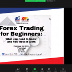 Screen capture of attendees of the webinar (1/2).