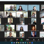 Screen capture of attendees of the webinar (1/11)