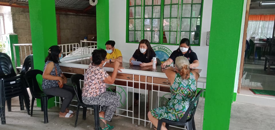 in  photo: DTI Laguna conducting validation and interview with potential PPG beneficiaries