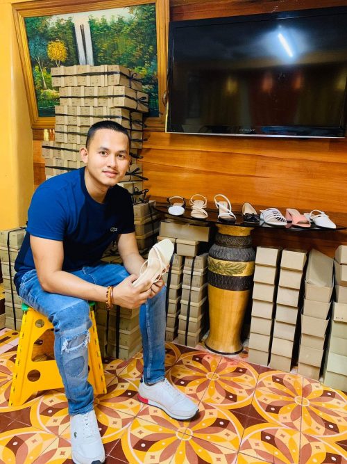Mr. Walter Coroza, registered business owner of Grinter Footwear Manufacturing