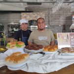 Mr. Paulo Mendoza, together with his bread and pastry products