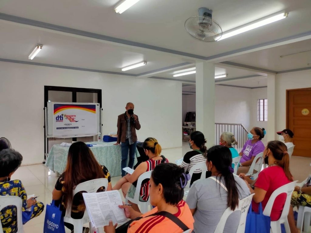 Mr. Michael Avisado, PPG Support Staff, presenting the PPG program.