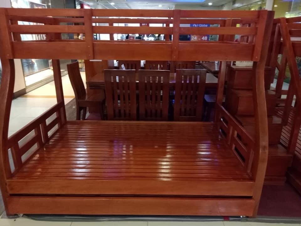 Double Deck Bed made of wood