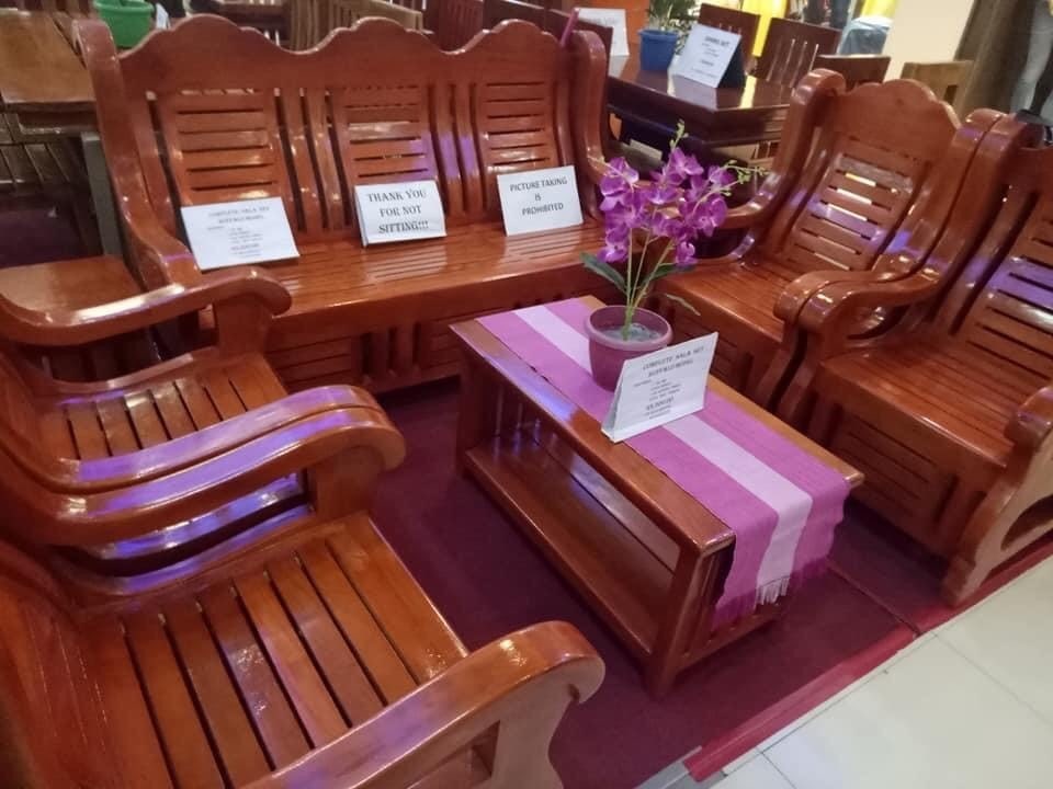 Wooden sala set