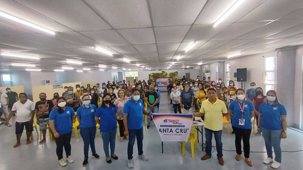 In photo: DTI Laguna, Sta. Cruz City Administrator together with the PPG beneficiaries in Santa Cruz, Laguna