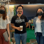 in photo: Negosyo Center Business Counsellor assigned in Biñan City with representative from the Avida Land Corp and Mr. Harly Beltran, an entrepreneur