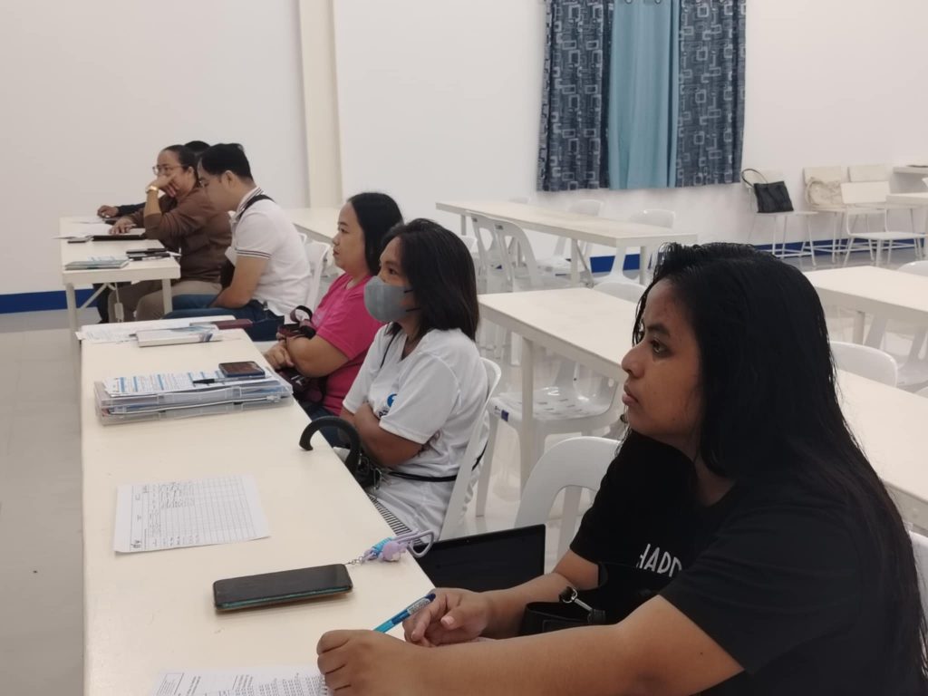 Participants and speakers during the DTI-Laguna seminar on trade fair participation and consumer education held at Mercado De Calamba, Calamba City on June 18, 2025.