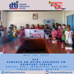 Group picture: DTI Quezon together with the potential PPG beneficiaries in Quezon