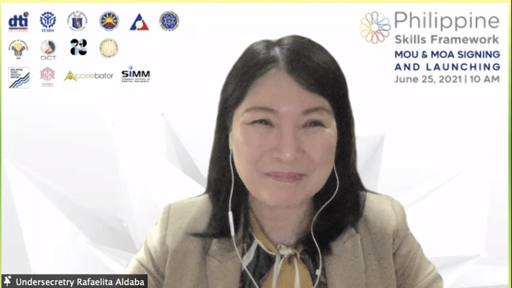 Photo of Competitiveness and Innovation Group Undersecretary Rafaelita Aldaba