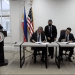 Screenshot of MOU signing in Building Bridges startup event to connect Philippine and Silicon Valley startup ecosystems