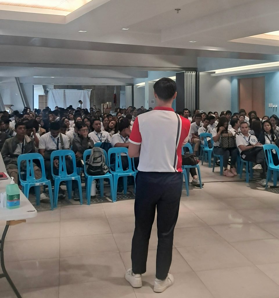 DTI-Laguna conducts entrepreneurship seminar for TESDA students in Calamba City, empowering youth with business ideas, startup guidance, and consumer education through Negosyo Centers and CMDC collaboration.
