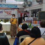 DTI-Rizal OIC Provincial Director Cleotilde Duran encourages the PPG beneficiaries to attend DTI seminars/webinars that might help them grow the livelihood kits they will be receiving.