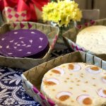 In photo: Santa Cruz Bibingka Cheesecake and Magdalena Tablea Cake by Gel Salonga