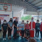 in photo: DTI Rizal together with LGU Cardona in awarding the livelihood kits to a Cardona MSME