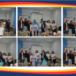 In photo: DTI Rizal together with the 16 meat vendors from Teresa, Rizal