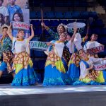 Folk dancers performing at the Likhaang Lucena Festival 2024