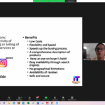 Screen Capture of the Presentation with its Resource Speaker