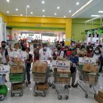 DTI Quezon together with some of the forty-four (44) eligible beneficiaries under the Pangkabuhayan sa Pagbangon at Ginhawa Program