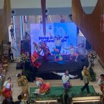 Folk dancers performing during Regional Fiesta Haraya
