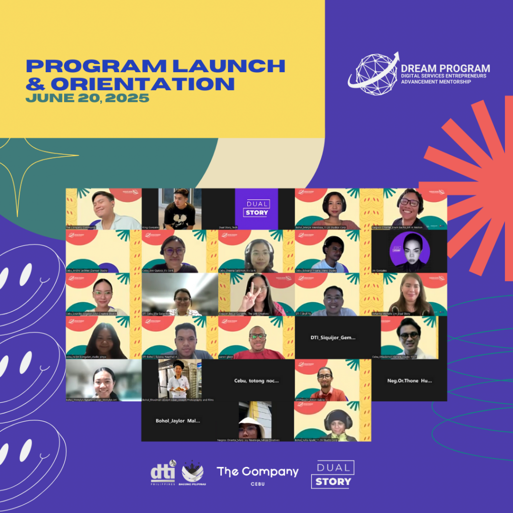 Participants of the third batch of DTI Region 7's DREAM Program during the virtual launch ceremony held via Zoom on June 20, 2025