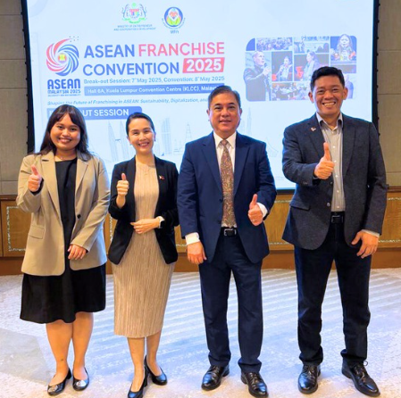 From L-R: PTIC-KL Trade Assistant Cassandra Anwar, PTIC-KL Commercial Counsellor Norjamin Delos Reyes, PFA Director for Homegrown Franchises Jose Alvero, and PFA Executive Director Jake Santos