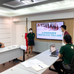Presentation of the perspective and site plan