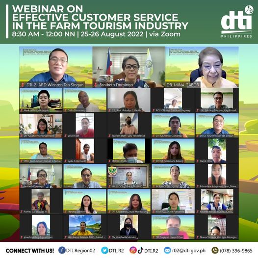 Screengrab of webinar participants