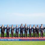 ASEAN Economic Ministers during the face-to-face special meeting, a first since COVID-19 lockdowns started two years ago