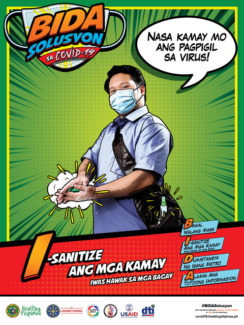I-sanitize ang mga kamay