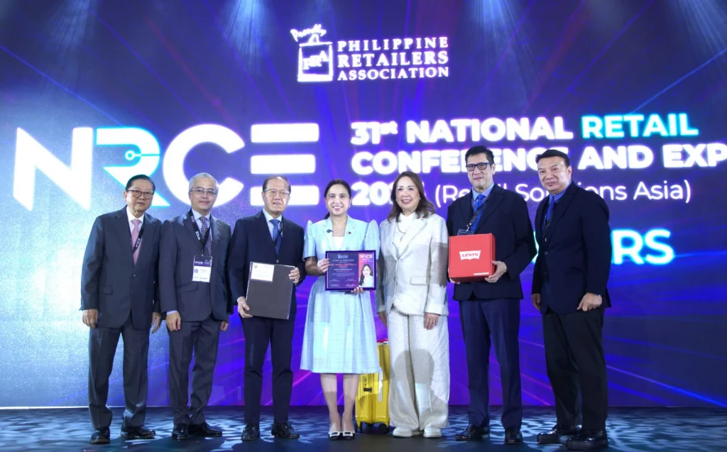 DTI Secretary Cristina A. Roque delivers keynote address at the 31st National Retail Conference and Expo, highlighting government initiatives to boost the Philippine retail sector, support MSMEs, and promote innovation and resilience.