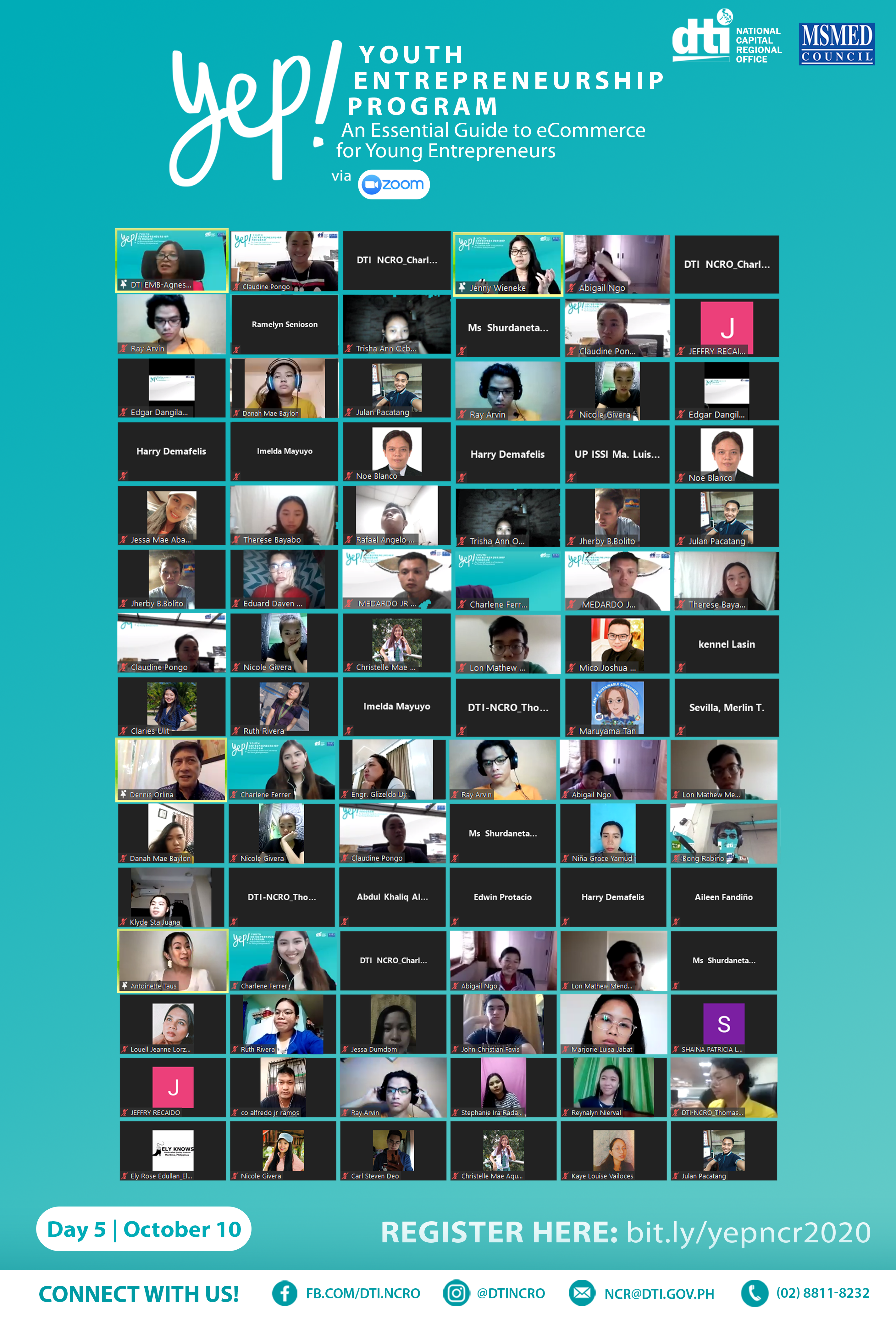 YEPNCR2020 - YEP-Event-Day-5-Screenshot