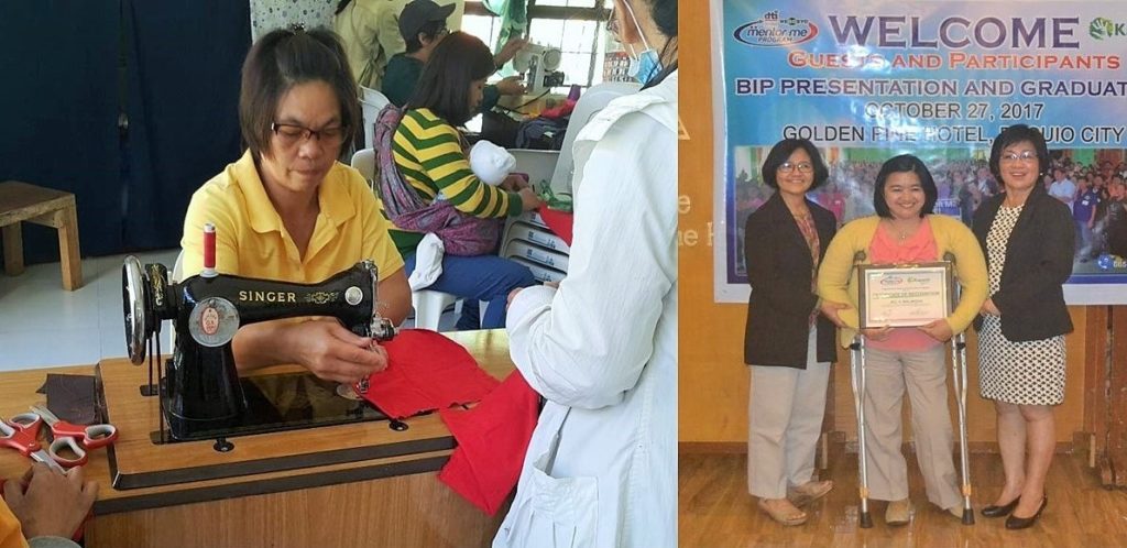A member of La Trinidad Association of Persons with Disability (LTA-PWD) and a KMME trainee
