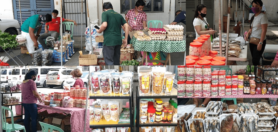 Buyers selling goods during the DTI Bagsakan last 5 June