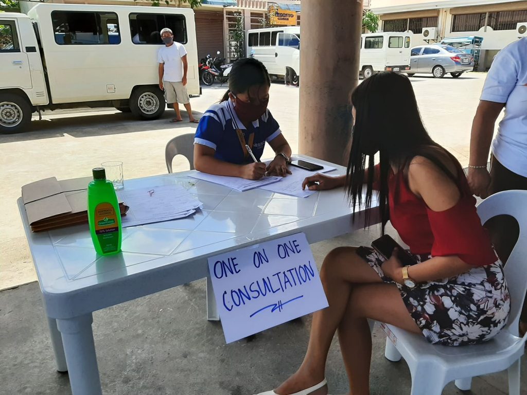 One on one cosultation