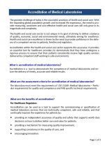Accreditation of Medical Laboratories