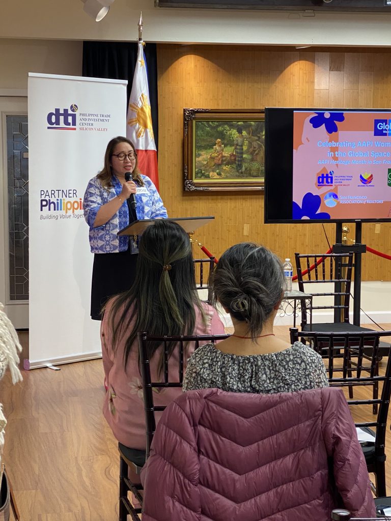 Trade Commissioner Anne Marie Kristine Umali delivering her Welcome Remarks 