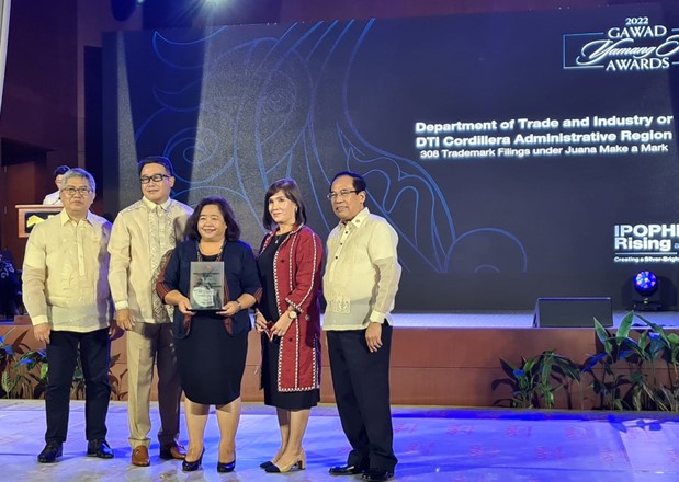 IPOPHL recognizes DTI-CAR as the top filer for Juana Make a Mark Program