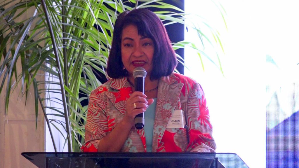 Director Lilian G. Salonga giving talks about the importance of industrialization