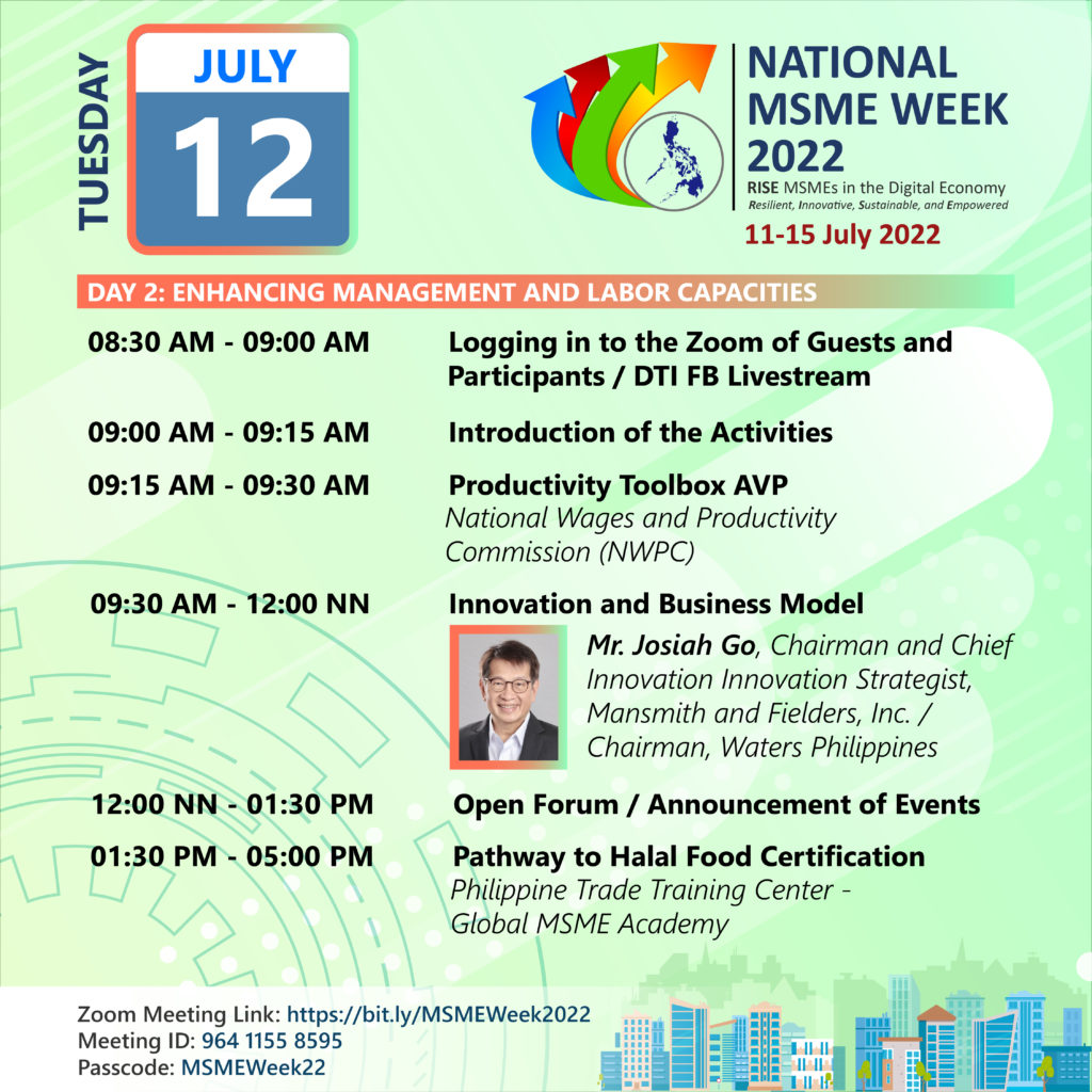 MSME Week 2022 - Day 2 poster