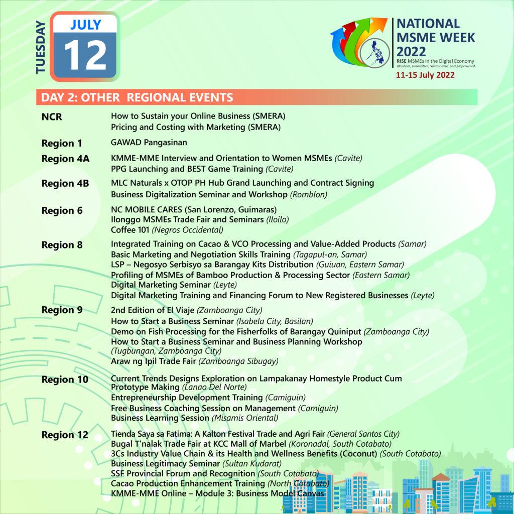 MSME Week 2022 - Day 2 poster