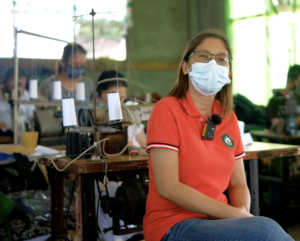 In photo: Mary Grace Frias, General Manager, San Jose Vendors Multi-Purpose Cooperative