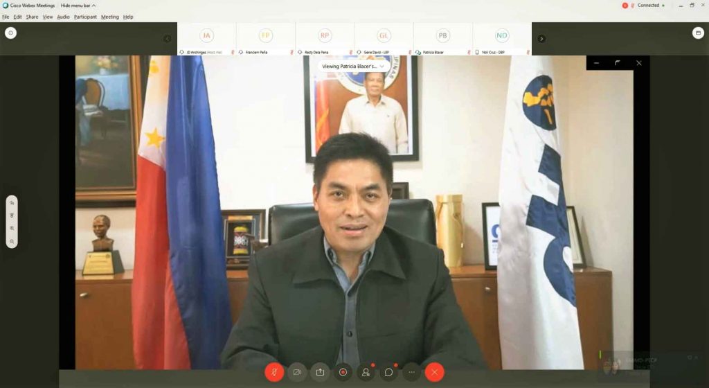 Usec Abdulgani M. Macatoman gives his welcome remarks
