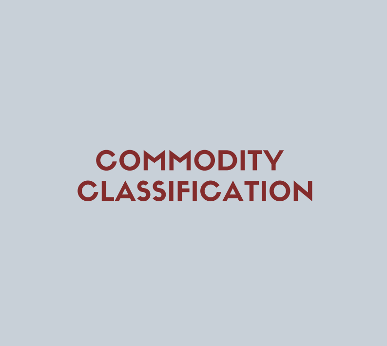 Commodity Classification
