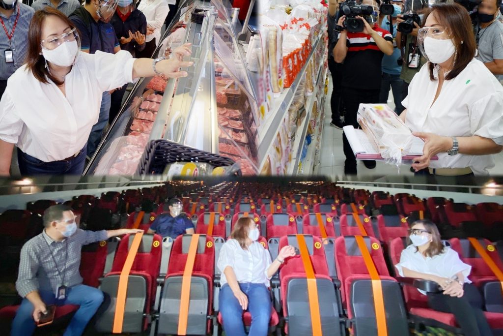 Usec. Castelo monitors cinemas and supermarkets