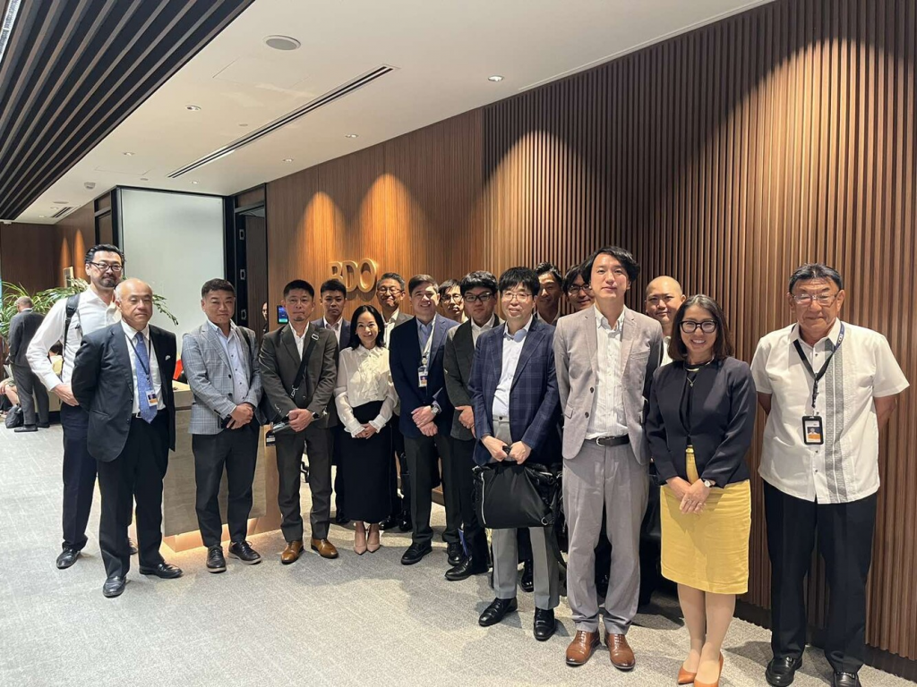 Delegates from Kyoto Employers Association during the briefing held at the BDO Unibank Tower, Makati City on June 23, 2025