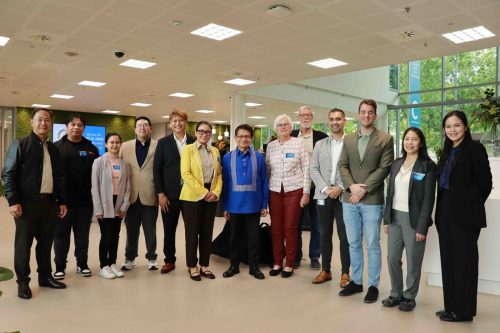 PTIC-Brussels Commercial Counsellor Magnolia Misolas-Ashley and Philippine Ambassador to the Netherlands J. Eduardo Malaya together with HIgh Tech NL and Xynix officials as well as key attendees during the Philippine Sectoral Briefing on IC Design. 