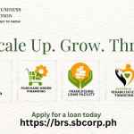 Promotion for loan services to help small businesses scale and grow, featuring various financing options.