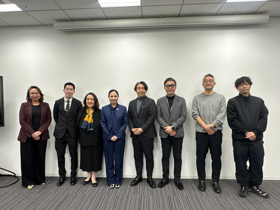 Group photo of Philippine and Adastria Co., Ltd., Japanese officials.