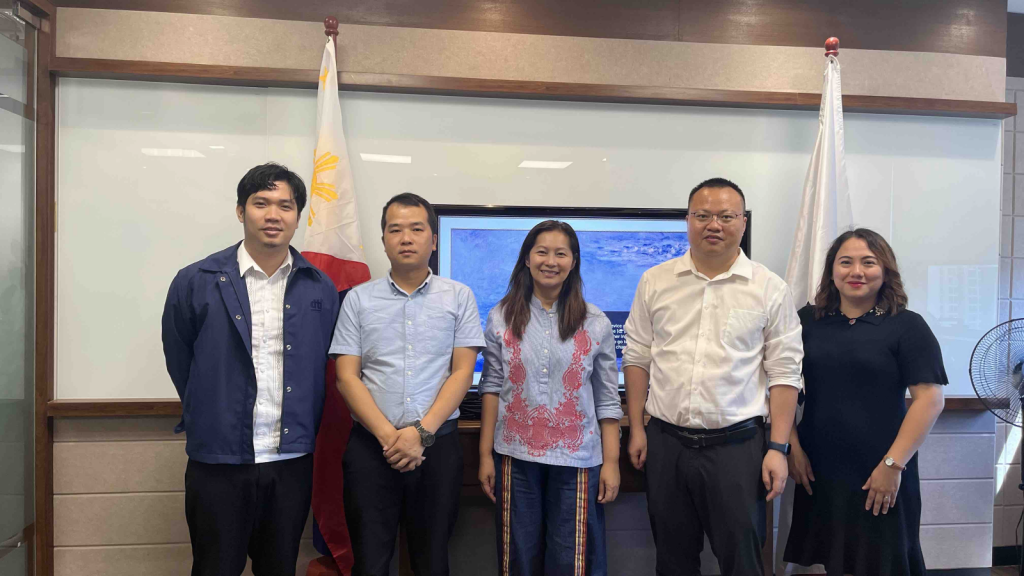 (From left to right) FTSC FTSO Rudolf Jay Velasco, Mr. Alan Pan, Factory Director of the Philippine Factory of Sharetronics, FTSC Assistant Secretary Alma Argayoso, Mr. Boris Xie, Overseas Sales Director of Sharetronic, and Ms. Rose Anne Alpeche, Admin Manager of PH Factory of Sharetronic.